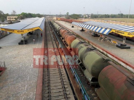 Tripura gets Petrol tank Wagons